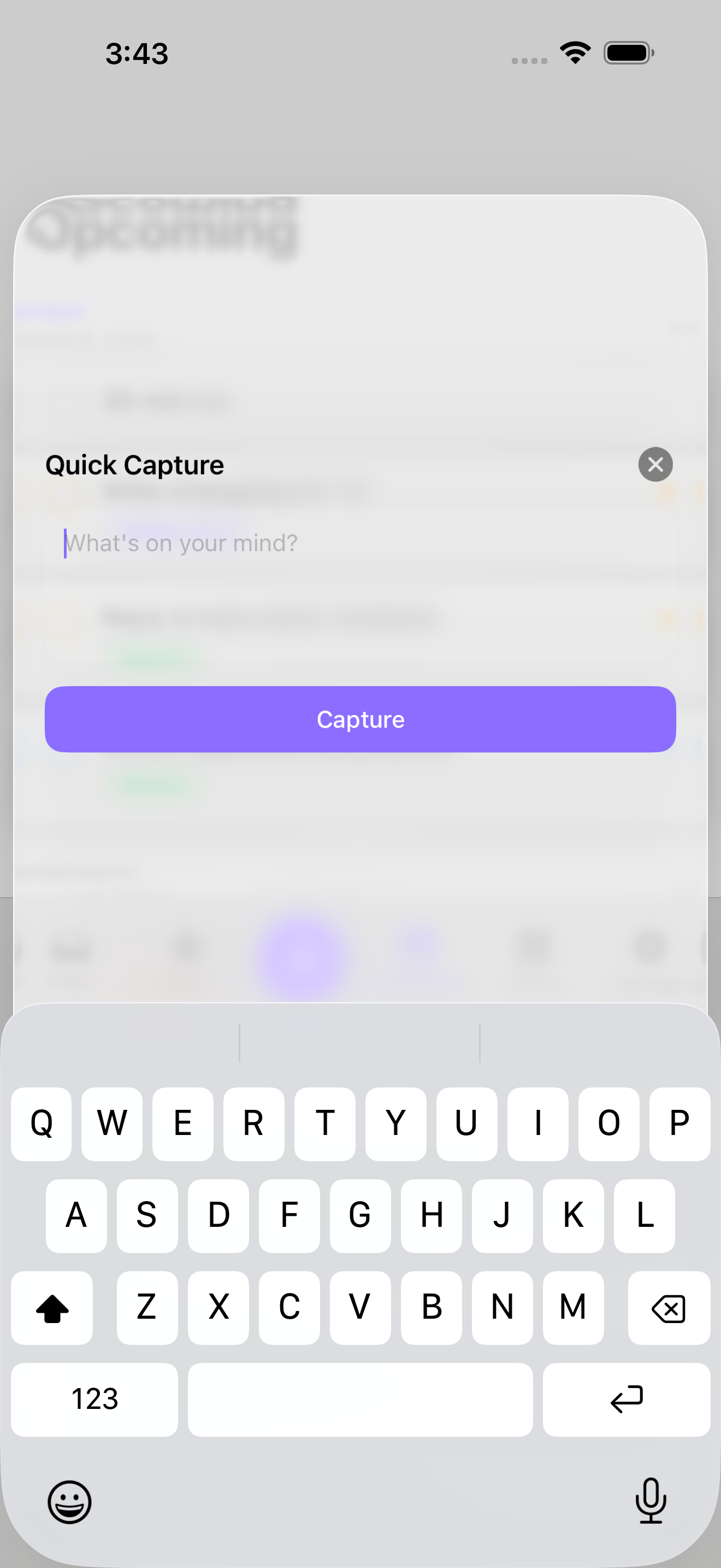 OrgFlo — Quick Capture
